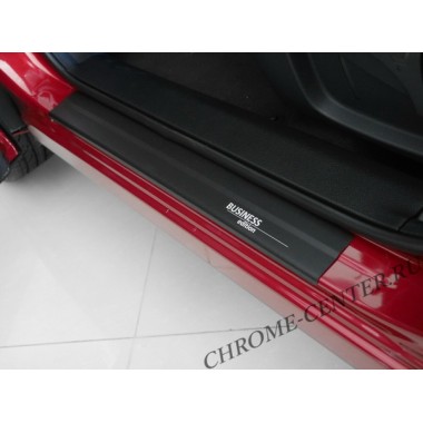 Накладки на пороги Toyota Corolla (2013-) бренд – Croni главное фото